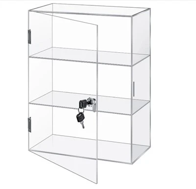 Acryl-Vitrine mit Schlossschlüssel